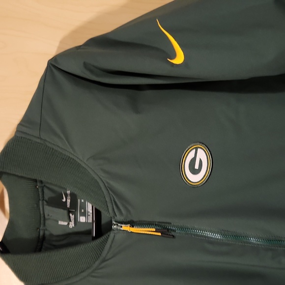 Green Bay Packers Nike Shield Jacket Mens Size M - Picture 3 of 11